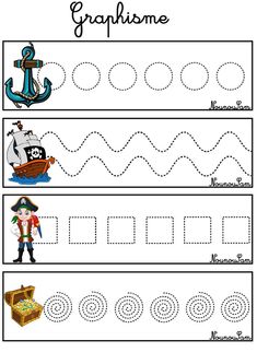 the worksheet for preschool to learn how to write and draw an ocean theme