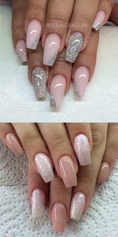 2016 Nail Trends - 101+ Pink Nail Art Ideas 2016 Nails Trends, Nails 2016, Glitter Nails Acrylic, Pink Nail Art, Pink Nail, Accent Nails, Nail It, Fancy Nails, Nail Art Tutorial