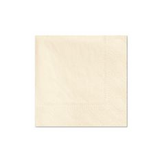 white napkins with small dots on the edges and one folded in two different colors