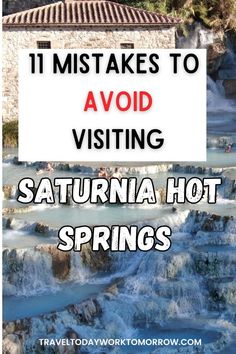 Discover the gorgeous cascading hot springs in Saturnia, Italy Hot Springs Italy, Saturnia Hot Springs, Saturnia Italy, Amalfi Coast Itinerary, Italy Culture, Top Places To Travel