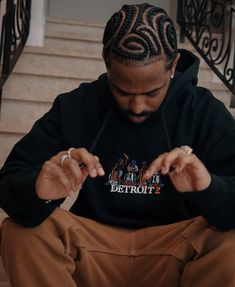 Swirl Cornrows Men, Big Sean Braids Men, Swirl Cornrows Braids, Men’s Braid Designs, Big Sean Cornrows, Ludacris Braids, Big Sean Braids, Men Braids Hairstyles Full Head, Mens Braids Hairstyles Cornrows