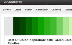 the best color inspiration for your website