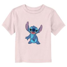 Ohana means family, and family means no tee gets left behind! Find the perfect style for your little one with this officially licensed Toddlers' Disney Lilo & Stitch Happy to See Me Portrait Graphic T-Shirt! This cute design features a large graphic of Stitch smiling big and looking very happy to see you printed across the front. Celebrate a certain alien, otherwise known as Experiment 626 with new fabulous apparel from the incredible movie! Stitch Smiling, Experiment 626, Portrait Graphic, Ohana Means Family, Cute Stitch, Sleeve Packaging, Lilo Stitch, Disney Lilo, Graphic Tee Design