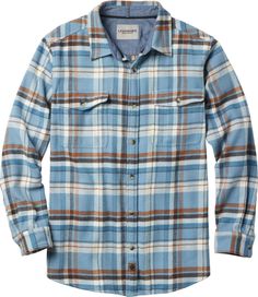 For unmatched comfort and durability  our Legendary Brawny Plaid Flannel delivers. Brushed and washed for a soft  cozy feel from day one  this flannel is crafted from densely woven fabric built to last. With its classic plaid design and functional chest pockets  it blends timeless style with practicality. Whether lounging at home or running errands  this flannel is your dependable  cozy companion. Flannel Fashion, Hooded Flannel, Country Shirts, Long Sleeve Flannel, Fleece Vest, Plaid Design, Casual Coat, Outdoor Style, Plaid Flannel