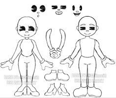 Welcome Home Oc Body Base, Cuphead Oc Base, Little Character Doodles, Welcome Home Oc Base, Bendy Aesthetic, Bonnie's Bakery, Drawing Base Pose Reference, Cute Base, Cup Head Oc