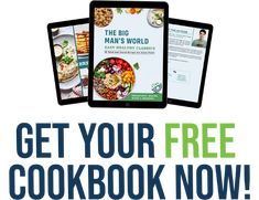 the big man's world cookbook is now available on kindle and ipad