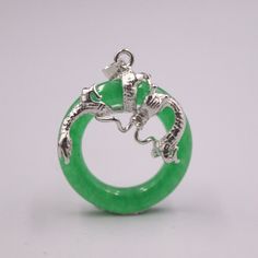 Metal: 18k GP Alloy   Main stone: Jade, zircon   Size: 28*22mm Circle Dragon, Rain Collector, Women Pendant, Dragon Pendant, Green Jade, Jade Green, Fashion Jewelry Necklaces, Fashion Watches, Hot Sale