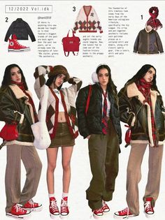 90s Group Outfits, 2yk Outfits Aesthetic, Y2k Winter Aesthetic, Winter Y2k Fashion, Geek Chic Aesthetic, 90s Korean Fashion, Winter Outfit Y2k, Y2k Fashion Winter, Y2k Outfits Winter