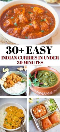 Looking for some quick and easy Indian dinner ideas that can be made in just 30 minutes to spice up your table? Here is an amazing selection of 30+ Indian Curries that can be made in under 30 minutes | Indian Food Recipes | Indian Curry | pipingpotcurry.com Easy Vegetarian Indian Food, Desi Healthy Recipes, Indian Food Recipes Dairy Free, Quick And Easy Indian Dinner Recipes, Comfort Food Indian, Fast Indian Recipes, Indian Food Easy Recipes, Quick Indian Lunch Recipes, One Pot Indian Recipes