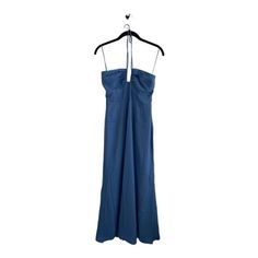 Nwt Abercrombie & Fitch Halter Maxi Dress Cornflower Blue Xst Completely Sold Out Online! Super Hard To Find A Brand New One In A Solid Color. Halter Tie At Neck, Corset "U" Neckline, Hidden Zipper In Back, Bias Cut Skirt, Open Back. This Is The Perfect Dress For A Spring/Summer Wedding! Outer Fabric Material: 100% Polyester Lining: 98% Polyester, 2% Elastane Brand New With Tags **Picture On Model Of The Pink Dress Is To Show The Fit Only. Actual Dress Is Solid Cornflower Blue** Spring Blue Maxi Dress For Cocktail, Summer Maxi Dress With Fitted Bodice In Blue, Blue Maxi Dress With Fitted Bodice For Spring, Blue Maxi Dress For Spring Cocktail, Blue Maxi Dress With Fitted Bodice For Summer, Silk Blue Maxi Dress For Spring, Silk Blue Maxi Dress With Fitted Bodice, Blue Long Lined Dress, Blue Silk Lined Dress