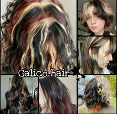 Neapolitan Hair, Calico Hair, People References, Red Hair Inspo, Hot Hair Colors, Hair Inspiration Short, Hair Stuff, Hair Colors, Glow Up?