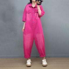 Comfortable, One of Kind. Jumpsuits online shop,|Street|Cotton|Solid Color|Full Length|Button|Pullover|Loose|Female|One Size|Summer|Hand Wash|Black Shop Street, Denim Patterns, Jumpsuit Online, Cotton Jeans, Blue Camo, Polo Neck, Jeans Womens, Denim Overalls, Vertical Stripes