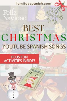 Celebrate the season and learn Spanish with these fun Christmas music videos for kids! Singing along helps children expand their vocabulary while enjoying festive tunes. Our favorite YouTube channel, Canticuentos, offers delightful animations and hour-long compilations that bring holiday songs to life. Make learning interactive and engaging! Plus, explore our FREE Spotify playlist for even more festive Spanish music to keep the holiday spirit going strong at home! Spanish Christmas Songs, Family Gift Guide, Christmas Music Videos, Spanish Curriculum, Learning Spanish Vocabulary, Kids Singing, Spanish Music