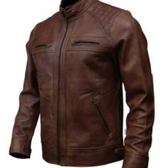 Rediscover the charm of yesteryears with our Men's Vintage Leather Jackets Collection. Crafted from premium leather, these jackets bring together retro-inspired designs with contemporary quality. Whether you're looking to channel a rugged, lived-in look or simply want a jacket with character, these vintage pieces offer a unique blend of history and style, making them a standout choice for your wardrobe. Motorcycle Jackets For Men, Leather Jacket Details, Motorcycle Jackets, Man Quilt, Men's Leather Jacket, Biker Leather