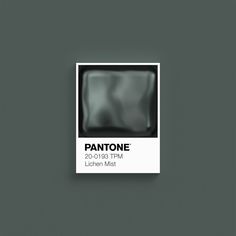 an advertisement for pantone's new tv series, which is on display at the museum