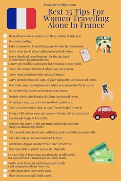 Safety Tips For Women, Travel Safety Tips, Traveling By Yourself, France Travel Guide, Travel Safety, Tips For Women, How To Speak French, My Travel, Travel Alone