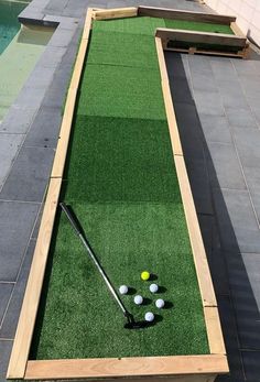 Have you ever dreamed of having your own mini golf course? Imagine the friendly competition, the laughter, and the satisfaction of sinking that perfec... Backyard Mini Golf Course, Backyard Mini Golf, Mini Golf Party, Beer Olympic