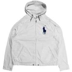 ***** Please Buy With Confidence! Poshmark Has Granted Us Ambassador Status To Recognize Our Consistently Excellent Quality & Customer Service ***** This Is An Awesome Brand New Jacket From Polo Ralph Lauren! Designed In A Cotton Windbreaker Style, It's Perfect For The Warmer Days And Nights. It's White With A Navy Big Pony Polo Player For An Upscale, Sporty Look And A Hood In Case You Get Caught In The Rain. Sizes: M And Xxl. Color Is White With Navy Big Pony Polo Player. 100% Cotton. Lightweig Classic White Hooded Outerwear, White Windbreaker For Workwear In Winter, White Winter Windbreaker For Work, Classic White Outerwear For Outdoor, White Sporty Outerwear For Work, Sporty White Outerwear For Work, Classic White Outdoor Outerwear, White Casual Sport Coat For Work, Caught In The Rain