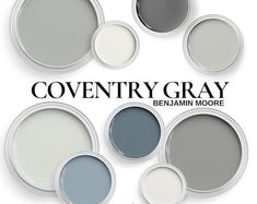 Benjamin Moore Beach Glass Palette ~ Coordinating Colors for Your Bedroom, Living Room, Kitchen and Cabinets. - Etsy