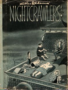 an old book with the title nightcrawlers written on it