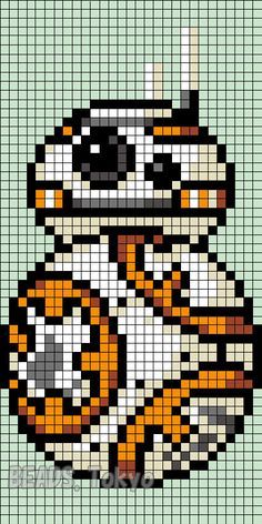 a cross stitch pattern with a football helmet on it