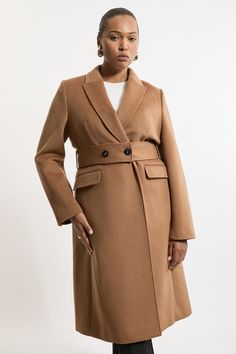 Feel Elevated No Matter The Weather In Our Plus Size Midi Length Coat, Made In High Quality, Thick Wool, Featuring A Fit That Flatters The Figure And Statement, And A Wide Belt. Wear It Over Any Outfit, Whether Heading Out For Dinner Or To The Office. Plus Size Tailored Wool Blend Belted Coat High Quality Wool Blend Fabric Flattering Fitted Bodice Straight Hanging Skirt V Neckline Belted Waistline Statement, Wide Collar Expertly Designed For Those Uk Size 18/Us Size 14 And Above, Our Plus Size C Petite Wedding Guest Dresses, Plus Size Jean, Plus Size Coat, Plus Size Workwear, Plus Size Formal, Petite Coat, Thick Wool, Plus Size Coats, Fall Outfits For Work