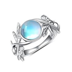 PRICES MAY VARY. Moonstone Leaf Ring Design：Leaf wrap ring takes inspiration from natural world. The leaf design combined with the moonstone makes the ring gorgeous and sparkling. Its simplicity can give you a classic elegance that complements any style. Moonstone Rings Material ：Moonstone rings for women is made of 925 sterling silver, Hypoallergenic, nickel-free, lead-free, cadmium-free and does not contain any allergic material. It is comfortable to wear and no harmful to health. Moonstone Ri Leaf Ring Design, Leaf Rings, Moonstone Rings, Moonstone Ring Sterling Silver, Wrap Ring, Leaf Ring, Moonstone Jewelry, Wrap Rings, Moonstone Ring