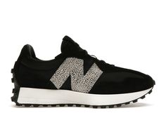 New Balance 327 Black Leopard (Women's) New Balance 327 Black, New Balance Trainers, Black Tennis Shoes, Leopard Print Sneakers, New Balance 327, New Balance Black, Sport Shoes Women, New Balance Sneakers, Hot Sneakers