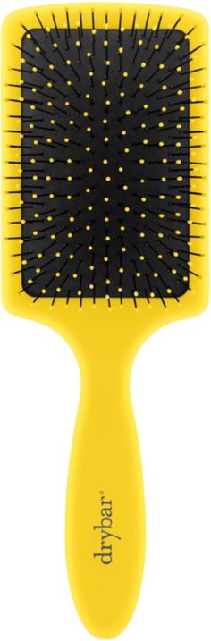 Drybar Drybar The Lemon Bar Paddle Brush | Ulta Beauty Best Hair Tools, Blow Out Bar, Sleek Blowout, Lemon Bar, Paddle Brush, Beauty Salon Decor, Lemon Bars, Good Hair Day, Salon Design