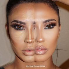 Practical Tips On How To Do Makeup Like A Pro | Glaminati.com Contour Makeup Steps, How To Look Prettier Tips, How To Do Contouring, Make Up Diy, Festival Make Up