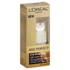 L'Oreal Paris Age Perfect Eye Renewal, 0.5 fl oz - Walmart.com Perfect Eyes, New Paris, L Oreal, Loreal Paris, Eye Cream, Beautiful Skin, Skin Care Tips, Not Available, Skin Care