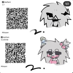 the qr code has been changed to look like an animal