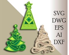 This is a digital product Multilayer Christmas Tree bundle - 3D layers. This unique Christmas Tree bundle design consists of six separate layers. You can use a 3D Christmas Tree bundle design to decorate your home or to diversify the interior at work. Also, the multi-layered Christmas Tree bundle will be the most unique gift for family and friends among other gifts. This vector design is for cutting with a CNC laser machine, as well as for cutting paper with Silhouette, Cricut and other machines 3d Christmas Tree, 3d Mandala, Unique Christmas Trees, Chinese Patterns, 3d Christmas, Camouflage Patterns, Kawaii Halloween, Laser Machine, Dinosaur Christmas