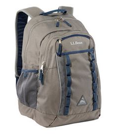 #LLBean: Bean's Explorer Backpack, 32L Gray Waterproof Backpack For Outdoor, Sporty Nylon Backpack For Camping, Gray Nylon Backpack For Outdoor, Gray Backpack For Hiking, Casual Nylon Backpack For Adventure, Durable Casual Backpack For Hiking, Durable Casual Hiking Backpack, Sporty Standard Backpack For Camping, Sporty Backpack For Camping