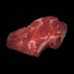 a piece of meat on a black background