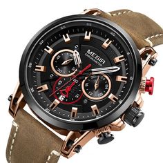 US$ 49.99 - Military Style Quartz Watch Date Chronograph Multifunction Quartz Watch Fashion Men Wrist Watch Men Wrist Watch, Watch Fashion, Accessories Fashion, Military Style, Watch Gifts, Watch Movement, Wristwatch Men, Watch Sale