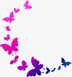 a group of butterflies flying in the air with space for text or image to be added