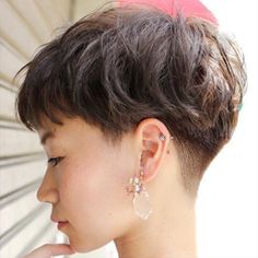 Short Pixie Shag Haircut, Back Pixie Haircut, Short Hair Styles Black, Hair Styles Black Women, Hair Styles Black, Androgynous Hair, Haircut Inspo, Chop Chop, Hairstyles Trendy