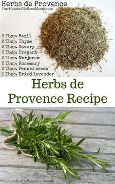 herbs are used to make the perfect herb recipe