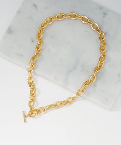 Get compliments wearing this piece to work, school, or even a special occasion. This delicate unique chain necklace- multi way(single necklace or Y neck) to wear w/ toggle is 16K genuine gold plated, stunningly designed, and is perfect for anyone to wear. Gift this to someone you love or buy it for yourself :) Materials & Dimensions 19", Toggle closure Gold, Brass All of our brass-based products can be recycled. Check our page Sustainability Initiative to learn how you can get 50% off your n Layered Necklaces, Special Occasion, Jewelry Box, Chain Necklace, Gold Necklace, Gold Plate, Plating, Chain, Gold