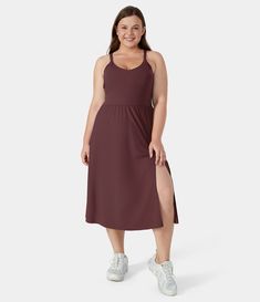 Chill Dress, Affiliate Marketing Content, Plus Size One Piece, Branch Design, Marketing Content, Backless Top, Plus Size Activewear, Bleach Wash, Tennis Dress