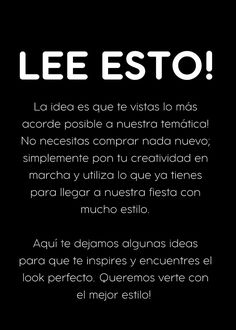 a black and white photo with the words lee esto written in spanish on it