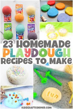 homemade playdough recipes to make