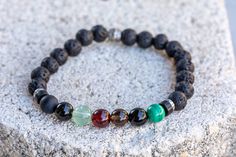 Capricorn Zodiac Gemstone Crystal Bracelet - Etsy Healing The Mind, Magical Powers, Multiple Bracelets, Capricorn Zodiac, Space Black, Magical Power, Mind Body And Soul, Zodiac Capricorn, Gorgeous Bracelet