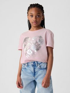 Soft cotton  graphic T-shirt.  Crewneck.  Short sleeves.  Assorted graphics at front.  Straight, easy fit.  Hits at the hip. Support People, Gap Kids, Toddler Boys, Art Girl, Graphic T Shirt, Gap, Graphic Tshirt, Short Sleeves, Crew Neck