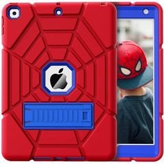 an ipad case with spiderman on it