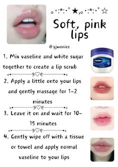 Soft Pink Lips, Beginner Skin Care Routine, Lip Care Tips, Lip Care Routine, Diy Skin Care Routine, Good Skin Tips, Smink Inspiration, Basic Skin Care Routine