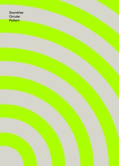 a green and white spiral pattern with the words soundtreee written in black on it