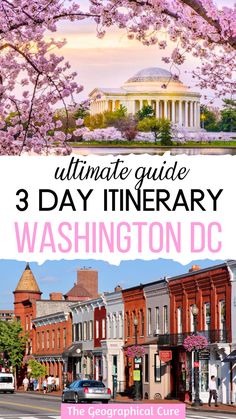 Pinterest pin for 3 days in Washington DC 3 Days In Dc Washington, Washington Dc 3 Day Itinerary, Washington Dc Packing List Summer, Washington Dc Trip Planning, Washington Dc Itinerary, Washington Dc Vacation, Dc Vacation, Visiting Washington Dc, Dc Trip