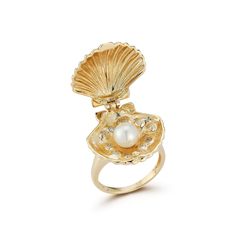 Venus Ring, Art Coquillage, Surf Jewelry, Sandro Botticelli, Mermaid Ring, Jewelry Accessories Ideas, Dope Jewelry, Jewelry Lookbook, Girly Jewelry